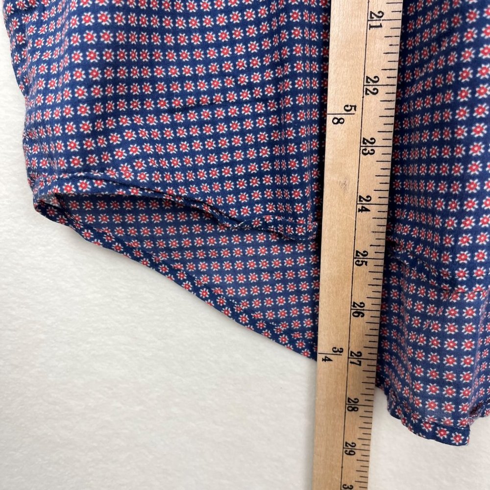 Madewell Blue Checkered Button Down Shirt - Picture 6 of 7